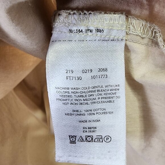 Columbia PFG Mens Fishing Shirt Size 2XT 100%‎ Cotton Beige - Picture 4 of 9